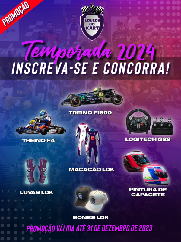 Loucos do Kart Campeonato de Kart amador inscrição 2024